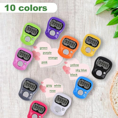 Tally Counter Electronic Finger Counter Digtal Clicker Counter 10pc