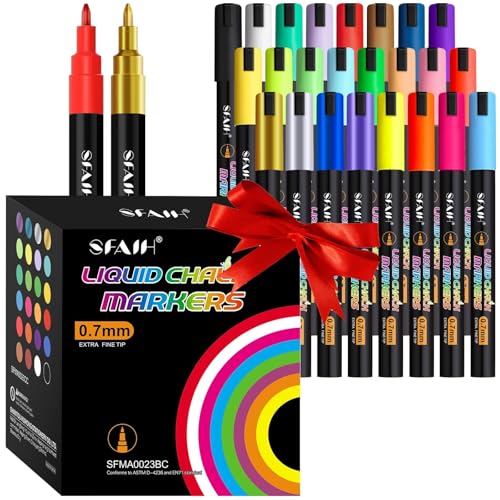 Liquid Chalk Markers for Blackboard (24 Count)