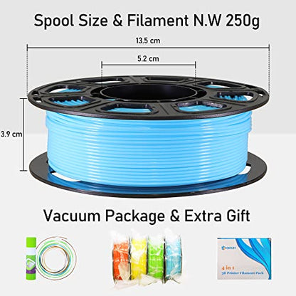 3D PLA 3D Printer Filament 4 in 1 Bundle (35.27 Ounce)