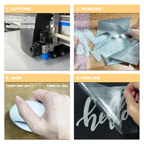 Glitter HTV Heat Transfer Vinyl Rolls