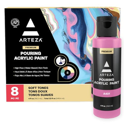 Acrylic Pouring Paint Set (32 Fl Oz)