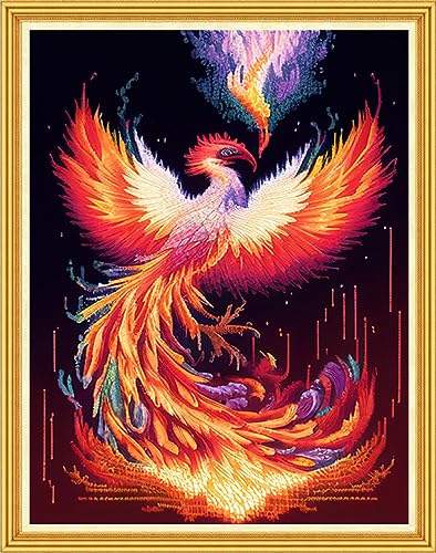 Stamped Cross Stitch Kits Full Range of Embroidery Patterns Starter Kits for Beginners Adult DIY Cross Stitches Needlepoint Kits 11CT