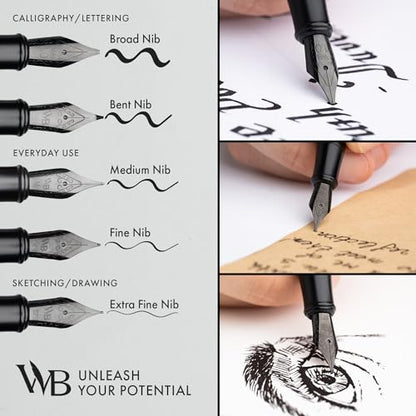 Luxury Fountain Pen Set for Writing