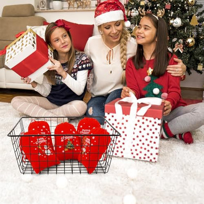 Small Christmas Drawstring Gift Bags (12.2753 Ounce)