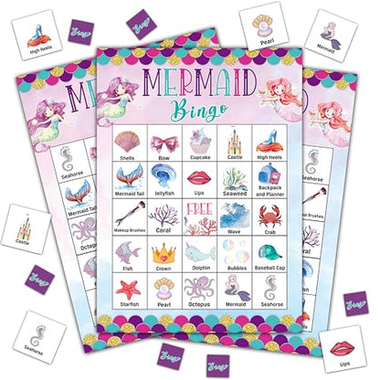 Mermaid Bingo Game (33 Count)