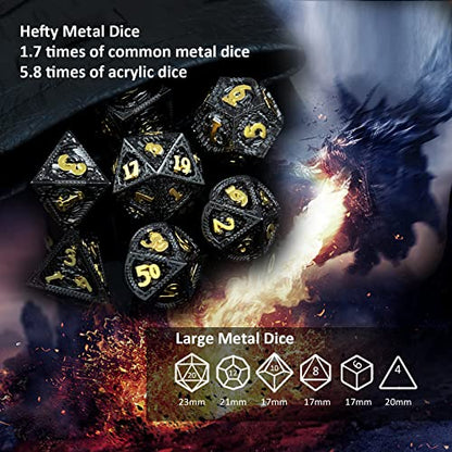 Metal DND Dice Set