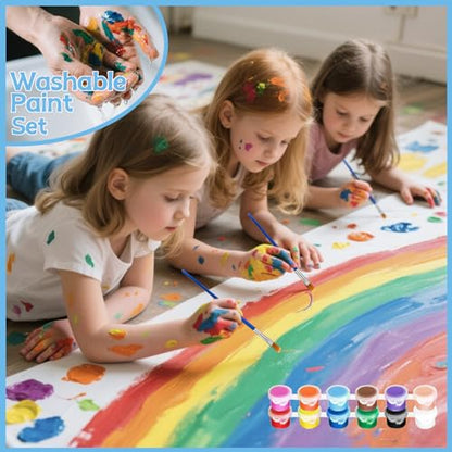 10 Pack Mini Acrylic Paint Set (10 Count)
