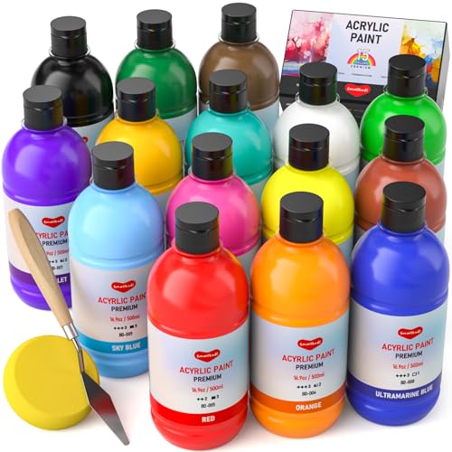 Bulk Acrylic Paint Set (253.5 Fl Oz)
