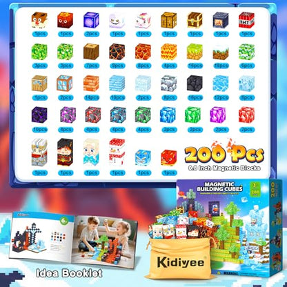 200PCS Magnetic Blocks (200 Count)