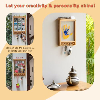 Family Handprint Kit & Key Holder