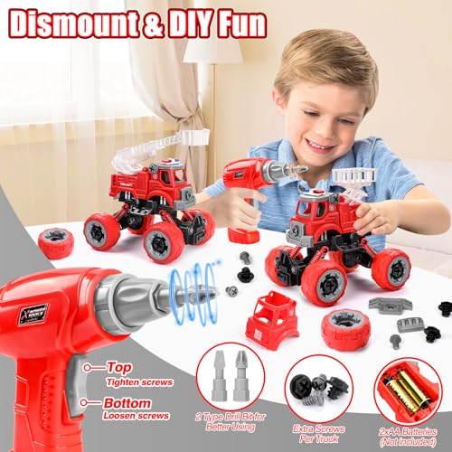 Fire Trucks Toddlers 3 (4 Count)