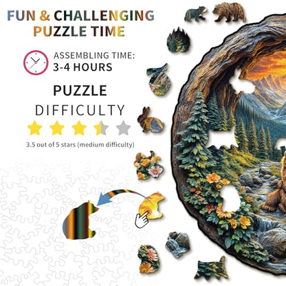 Wooden Puzzles Adults (137 Count)