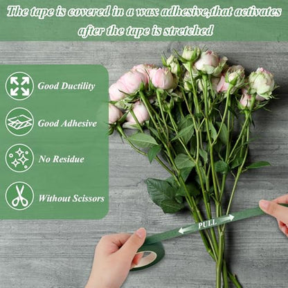 9 Rolls Floral Tape (9 Count)