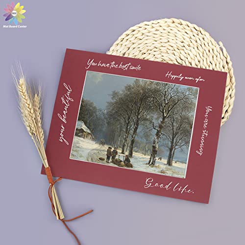 Mat Board Center 10 Pack 11x14 Photo Mats for 8x10 Picture (10 Count)