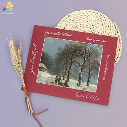 Mat Board Center 10 Pack 11x14 Photo Mats for 8x10 Picture (10 Count)