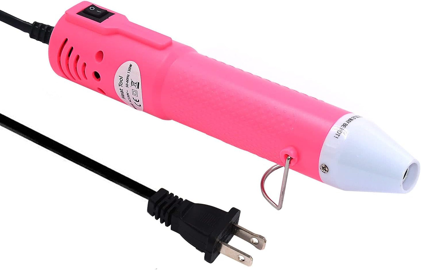 Heat Gun,mofa Embossing Mini Heat Gun,Hot Air Gun For Craft with Stand For DIY Embossing And Acrylic Paint Dryer,Multi-Purpose Electric Heating Nozzle 150W 110V (Pink,White) - Crafty Corner