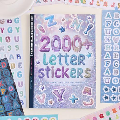 2000+ Pcs Alphabet Sticker for Journaling