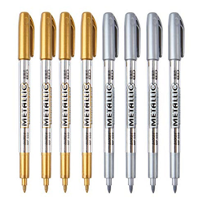 Metallic Marker Pens (8 Count)