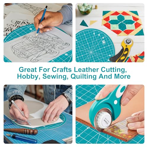 10"x10" Round Rotating Cutting Mat