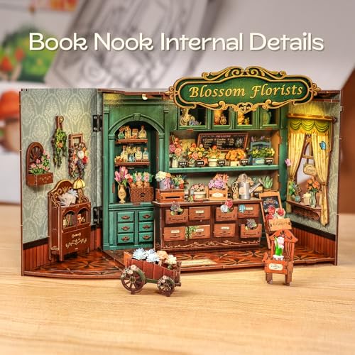 Miniature House Book Nook Kit