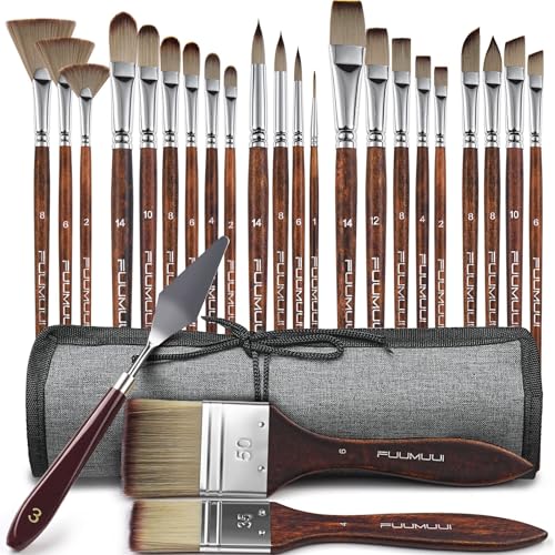 25pcs Paint Brush Set (25 Count)