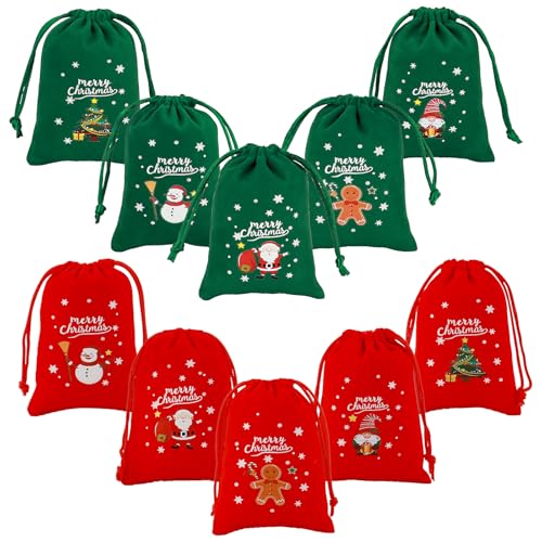 Christmas Bags with Drawstring (7.0548 Ounce)