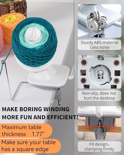 3.5 OZ Manual Yarn Cake Winder