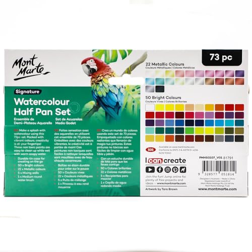Watercolor Set Signature 73pcs (72 Count)