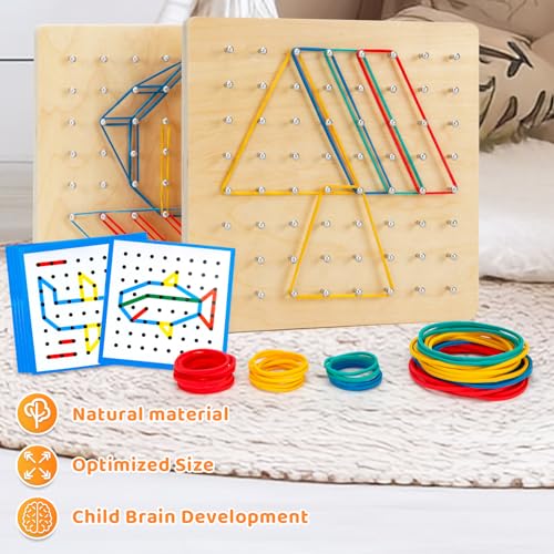 2Pack Wooden Geoboard