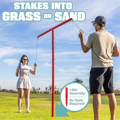 Tower 5 Giant Ring Swing Versus Game for Adults and Family