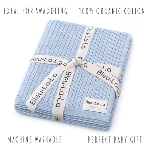 100% Organic Cotton Baby Blanket for Boys