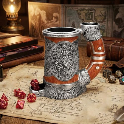 Dice Tower Mug DND Dice Rolling Tower with 7 PCS Dice Set