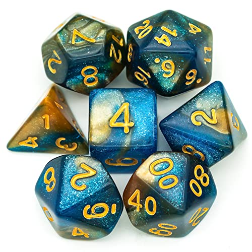 DND Dice Set D&D Polyhedral Dice for RPG (7 Count)