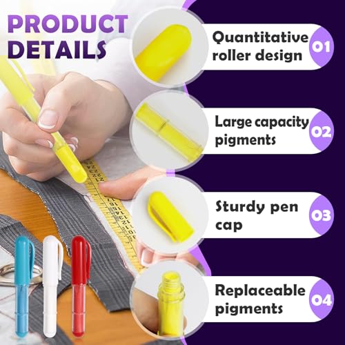 3PCS Sewing Chalk for Fabric (3 Count)