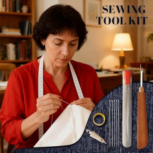 Big Eye Steel Sewing Needles Kit (37 Count)