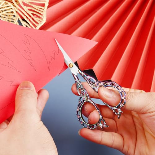 4.7 INCH Embroidery Scissors Small Sewing Scissors With Cover