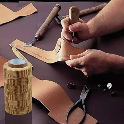 284Yards Leather Sewing Waxed Thread (852 Foot)