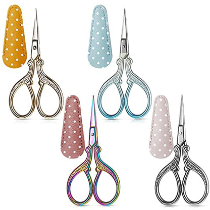 4 Pcs Small Embroidery Scissors (4 Count)