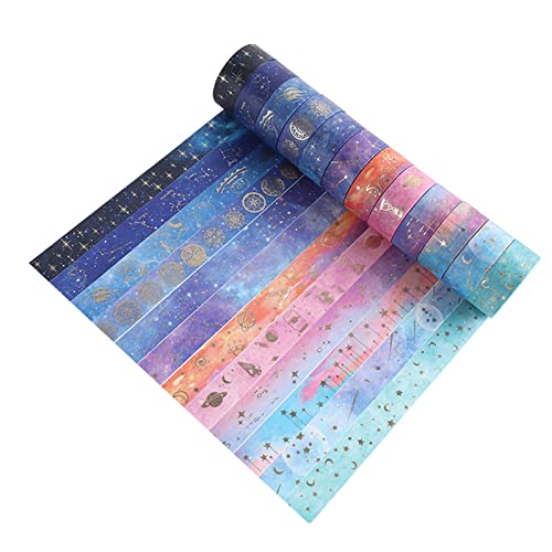 12 Rolls Galaxy Washi Tape Set (78.72 Foot)