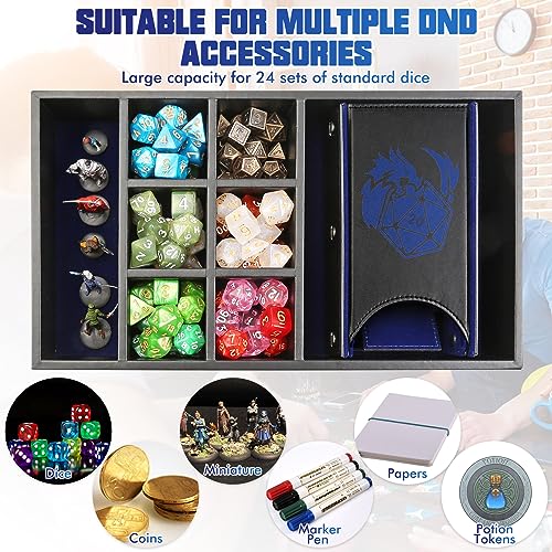 DND Dice Tray & Tower Storage Box
