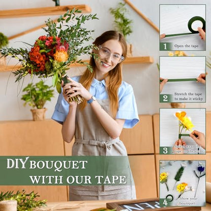 8 Rolls Floral Tape (720 Foot)