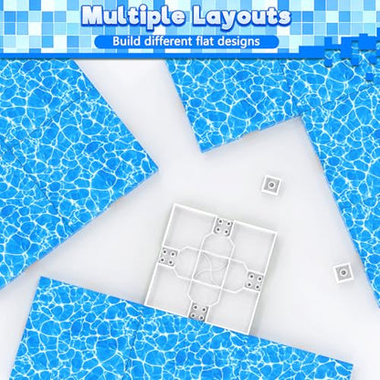 8PCS Magnetic Blocks Base Plates for Kids