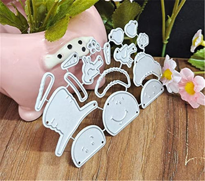 Metal Cutting Dies DIY Merry Christams Embossing Stencil Template Scrapbooking Card Making Mold Photo Album Arts Crafts Tools