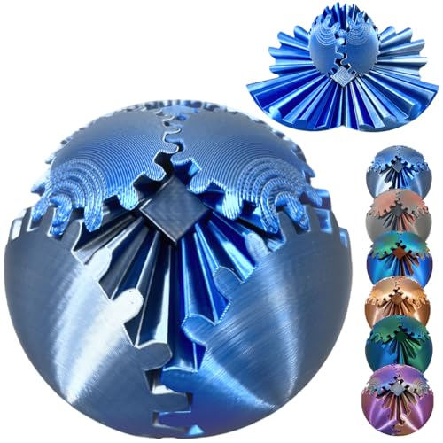 Gear Ball 3D Printed Spin Ball Cube Fidget Toys