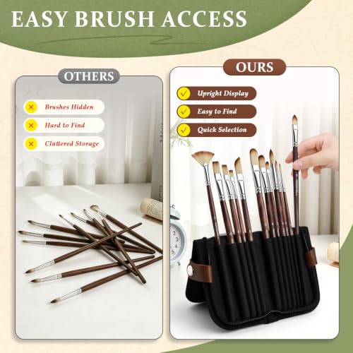 12pcs Paint Brush Set (12 Count)