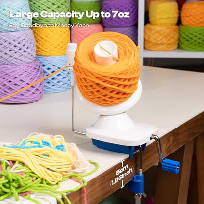 Manual Yarn Winder with Tension Spring for Tight Winding 4