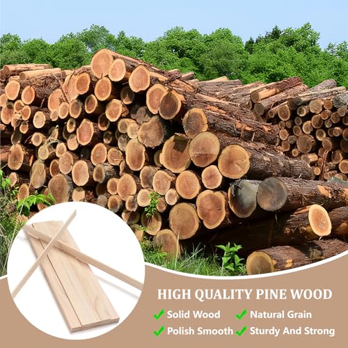 Wooden Dowels for Crafts (30 Count)