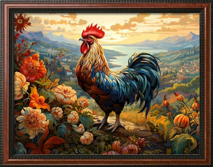 Cross Stitch Stamped Kit for Adults
