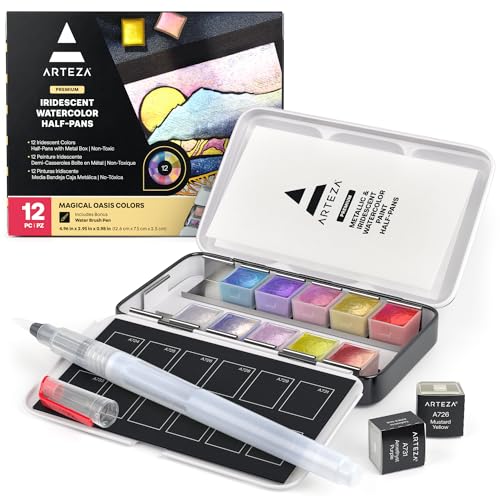 Metallic Watercolor Paint Set (4.8 Fl Oz)