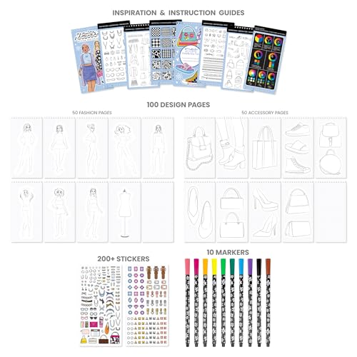 Fashion & Accessory Design Sketch Set